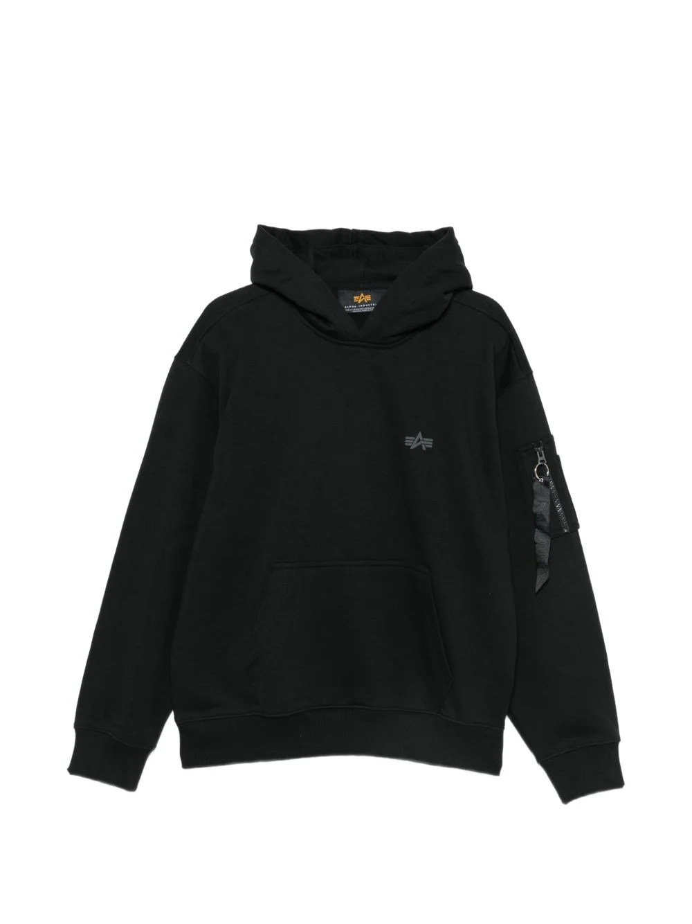 logo-print utility-pocket hoodie - 1