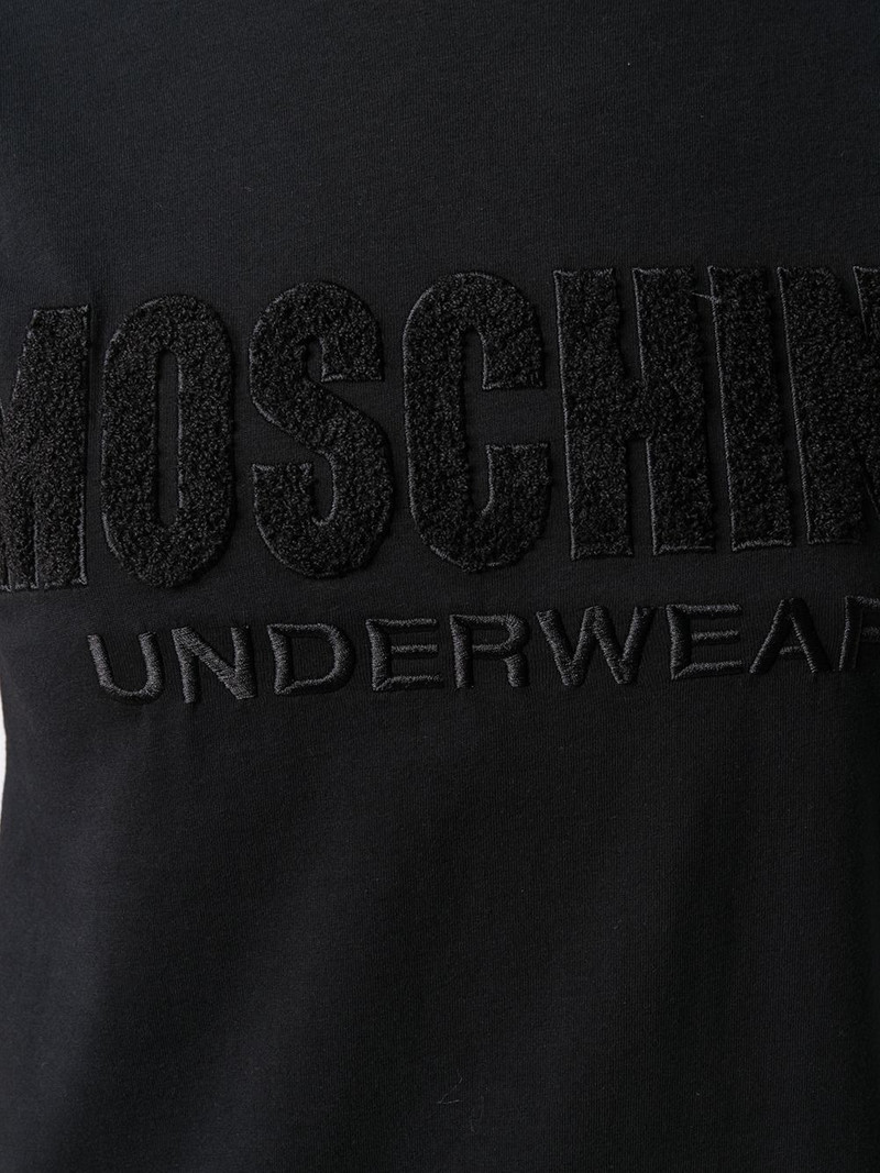 Underwear-logo embroidered T-shirt 5