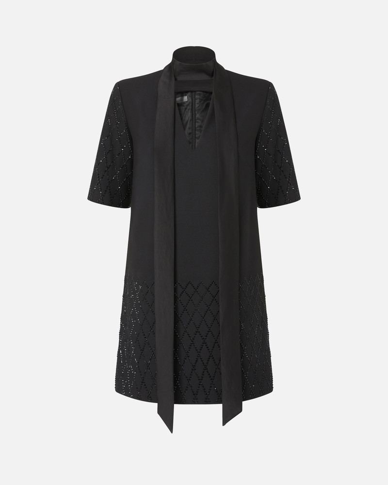 T-SHIRT-STYLE DRESS WITH RHINESTONES 1