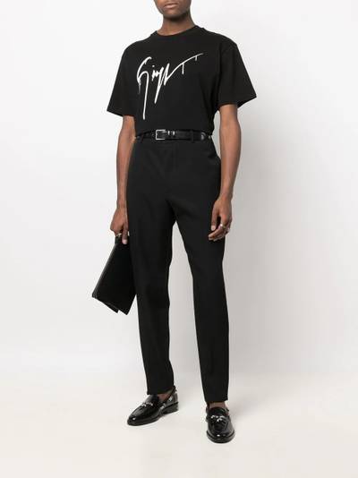 Giuseppe Zanotti logo-print cotton T-Shirt outlook