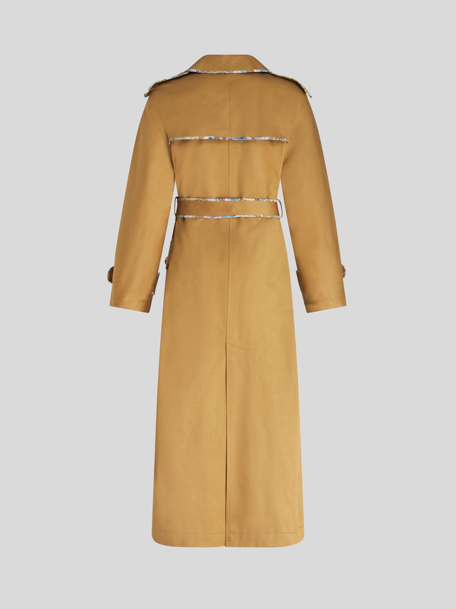 DOUBLE-BREASTED TRENCH COAT WITH BELT - 5