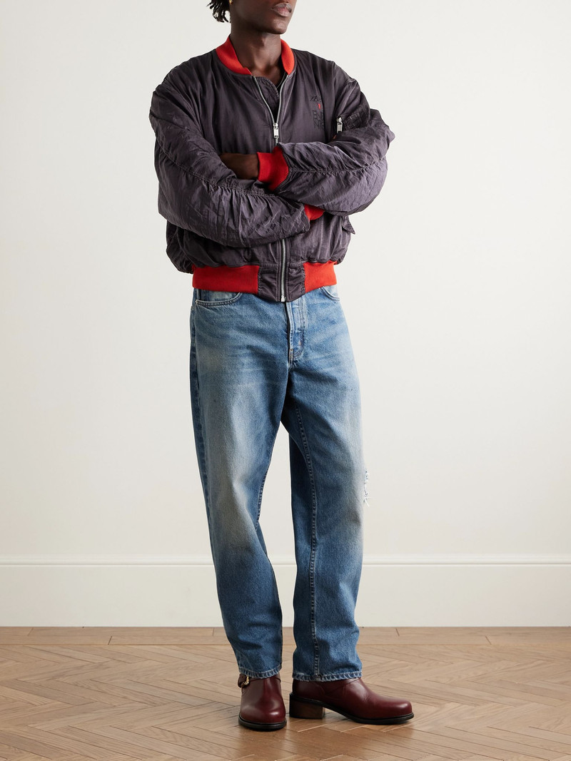 Enfants Riches Déprimés Tapered Distressed Jeans Blue outlook