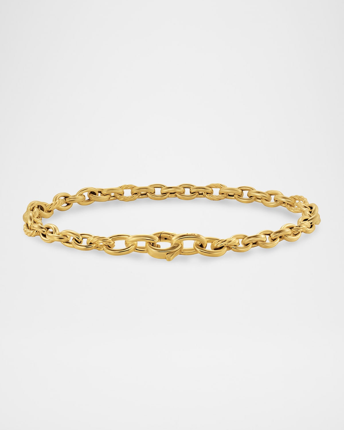 DY Mercer Petite Chain Bracelet in 18K Gold, 4.5mm - 4
