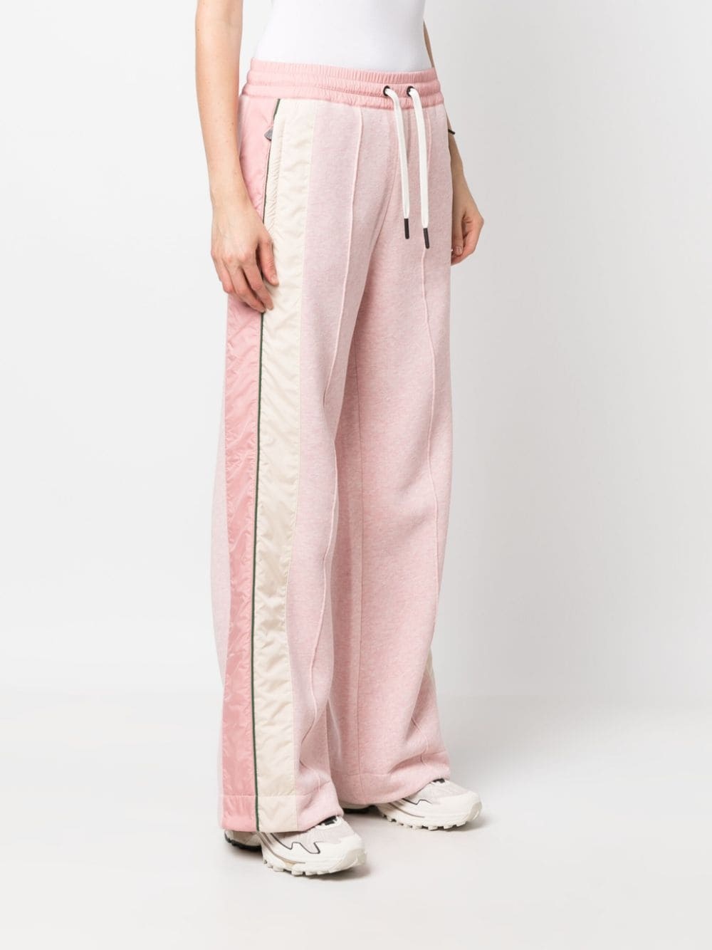 straight-leg cotton track pants - 3