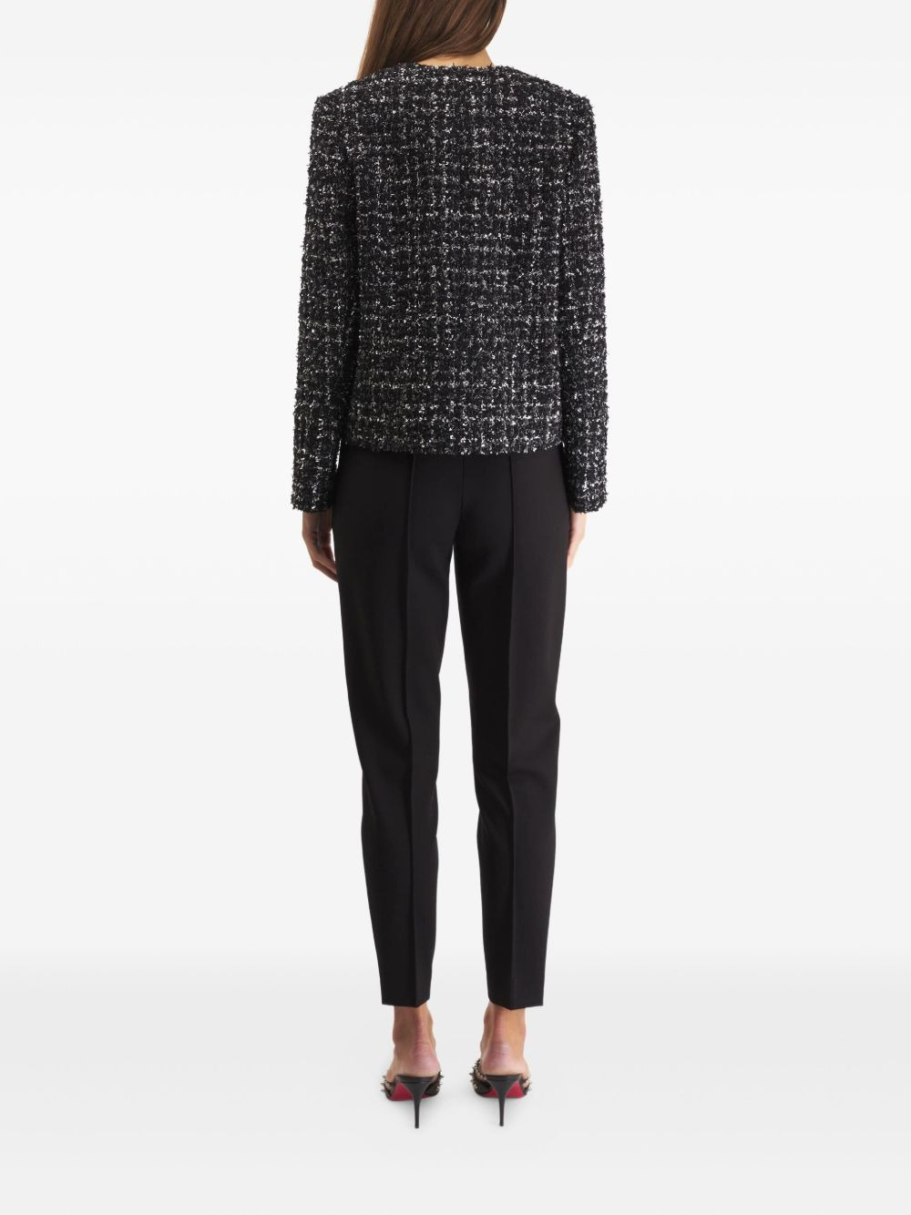pleated-front trousers - 4