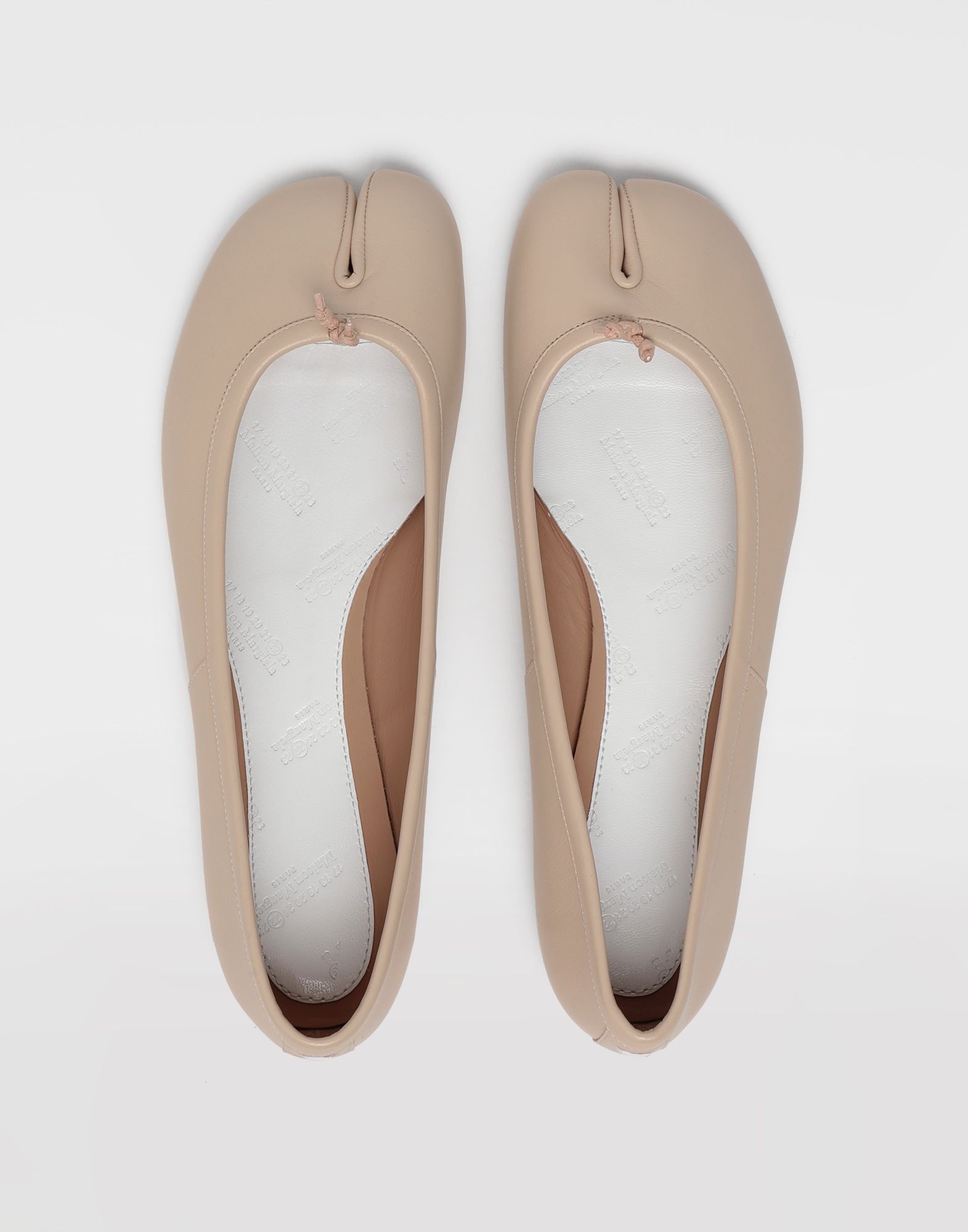 Tabi calfskin ballerinas - 4