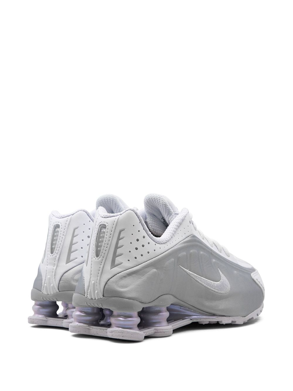 Shox R4 "White/Metallic Platinum" sneakers - 3