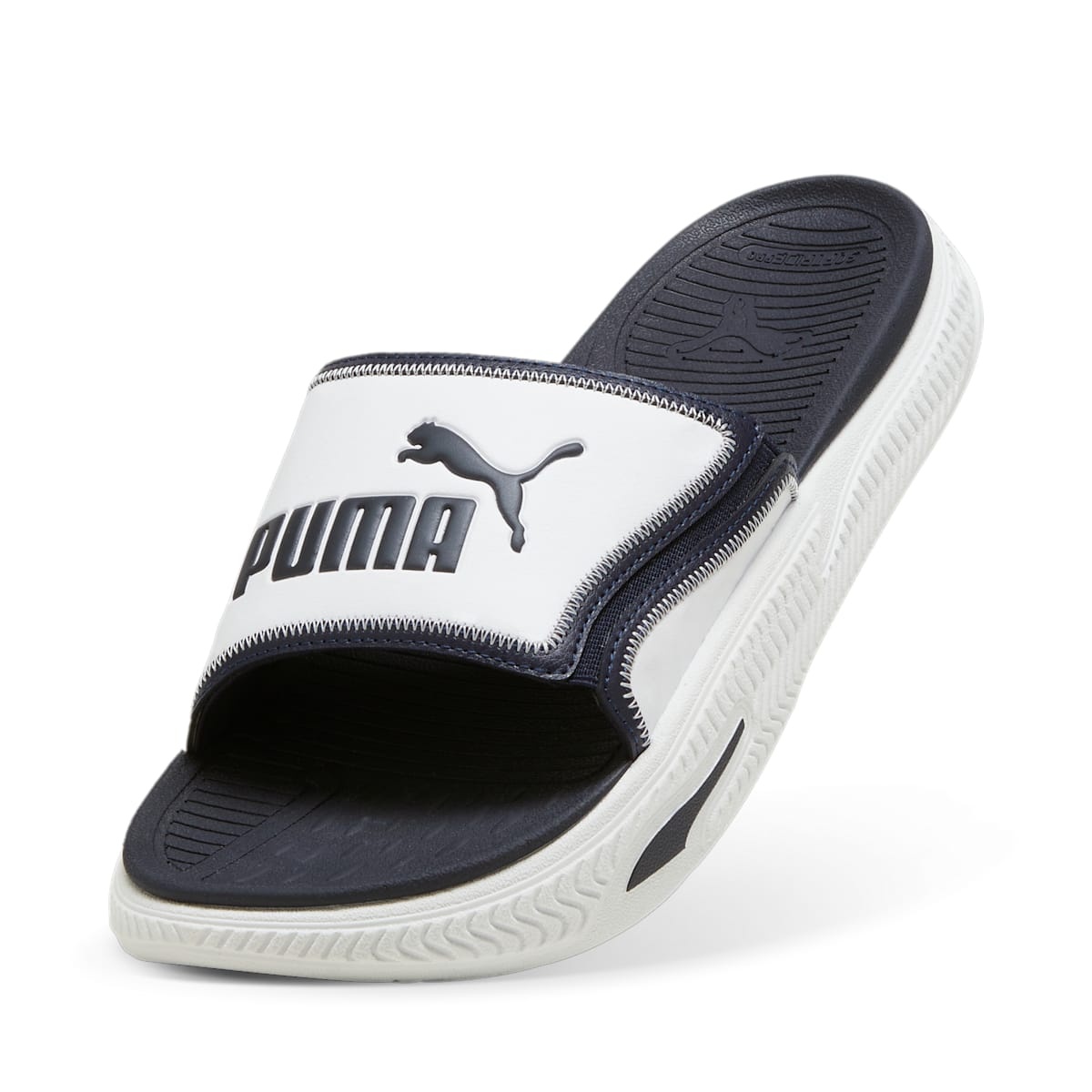 PUMA Softride Pro 24 V Slides 'White New Navy' 395432-03 - 5