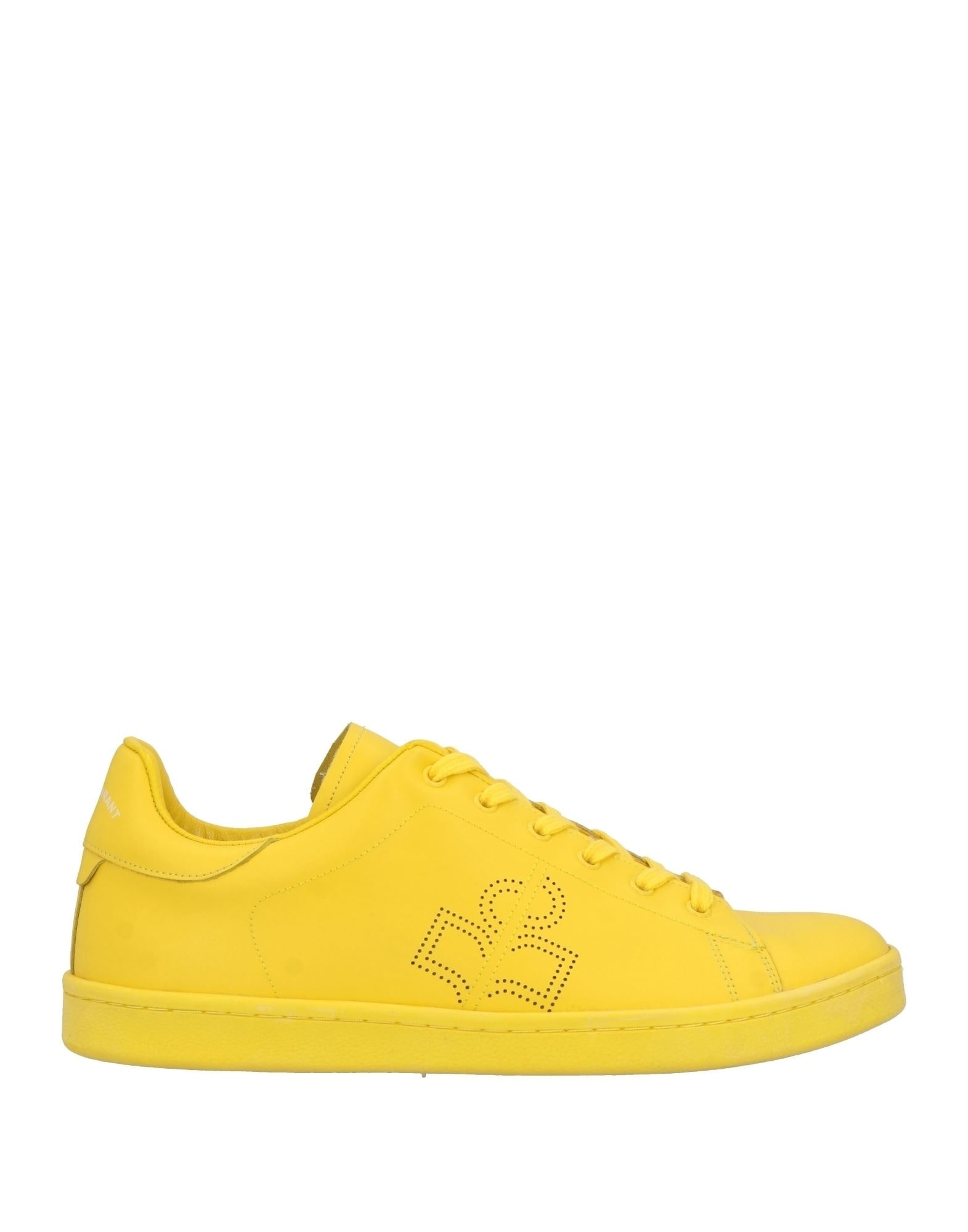 Yellow Men's Sneakers - 1