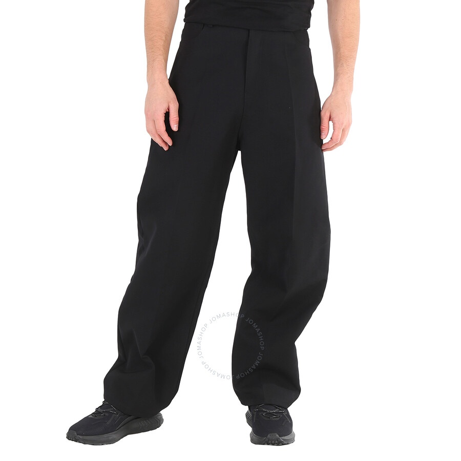 パンツ balenciaga black wide slacks Balenciaga wide-leg Trousers | Black | FARFETCH JO