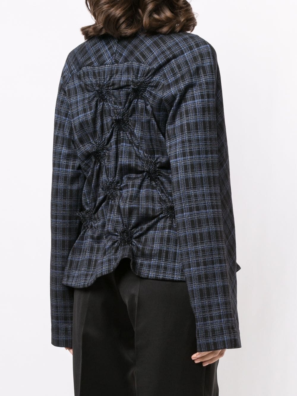 plaid check jacket - 4