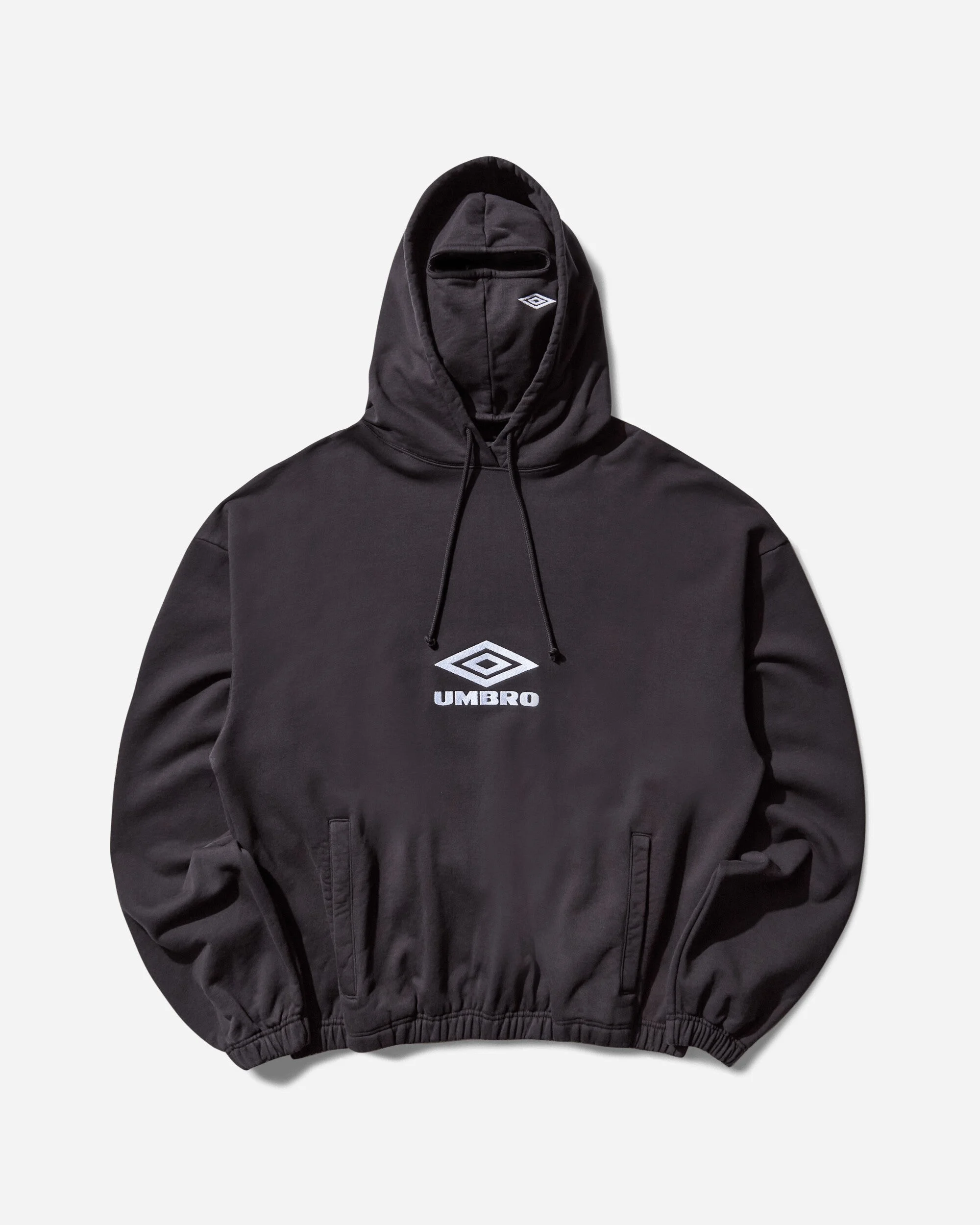 OG Logo Masked Hoodie Washed Black - 1