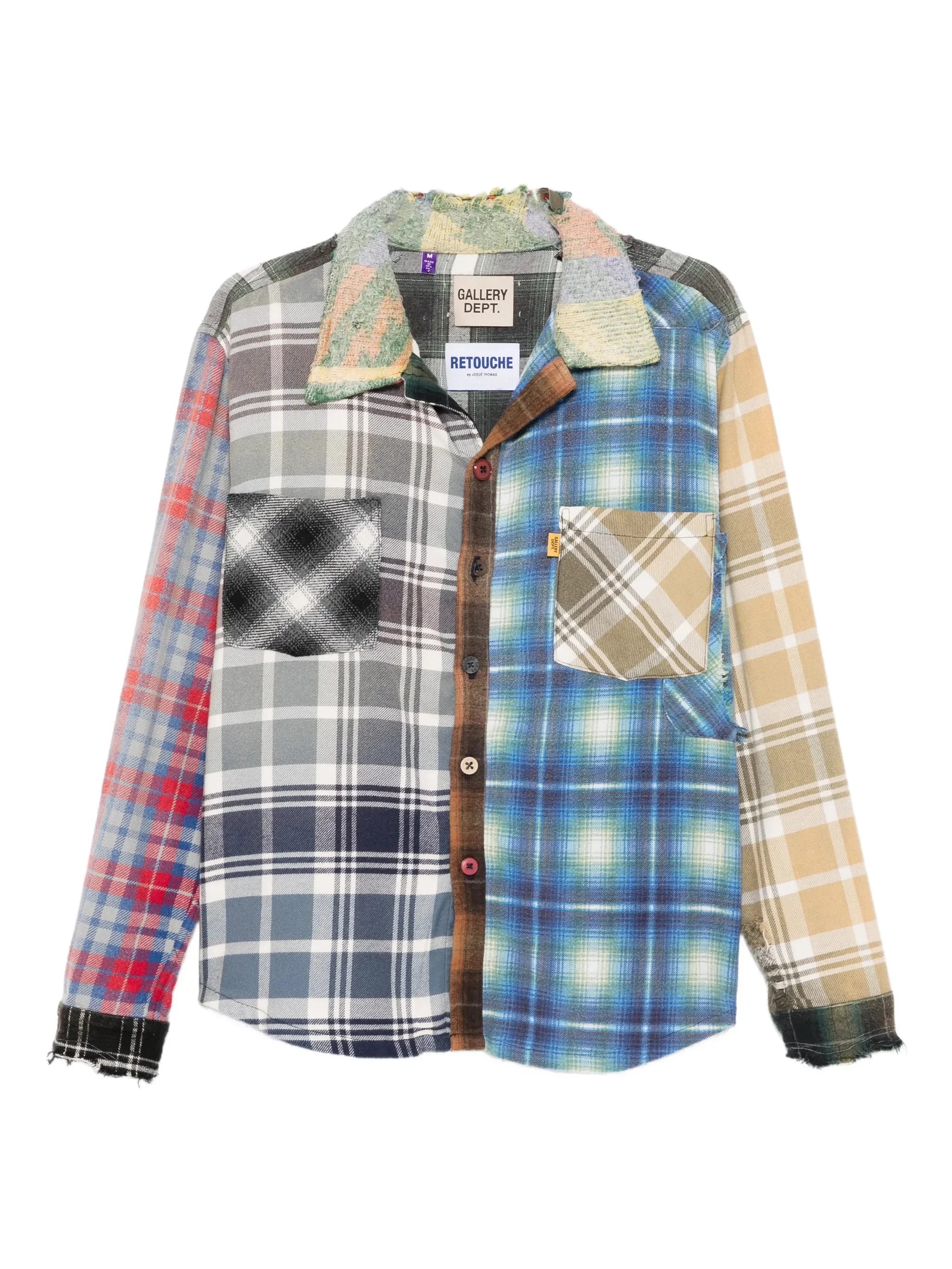 plaid pocket shirt - 1