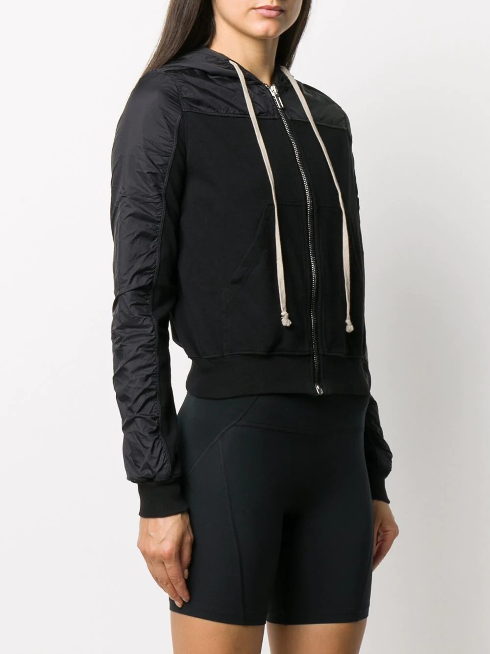 hooded fitted jacket  - 3