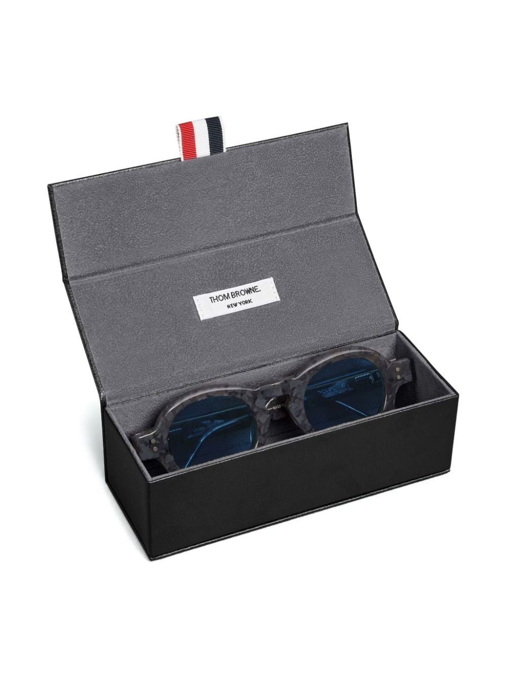 tortoiseshell round-frame sunglasses - 4