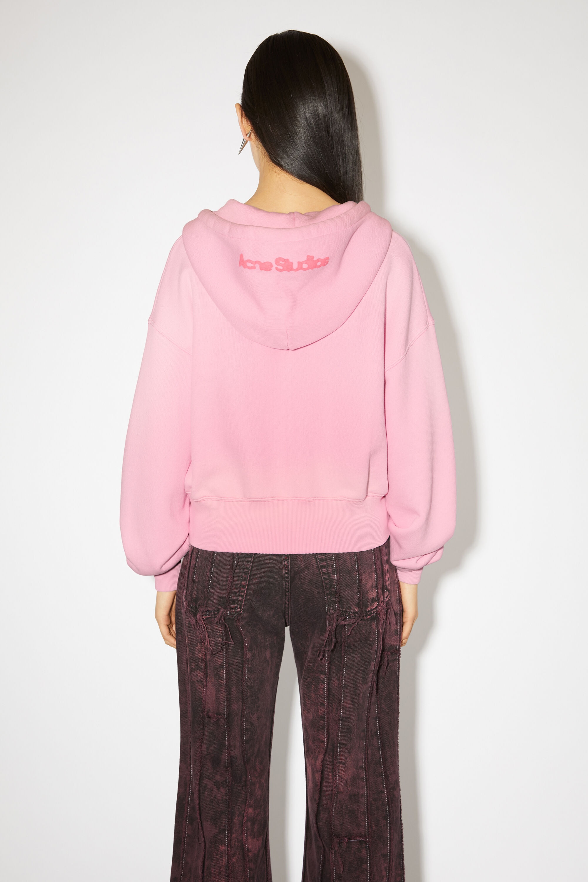 Dyed zippered jacket - Bubble Pink - 3