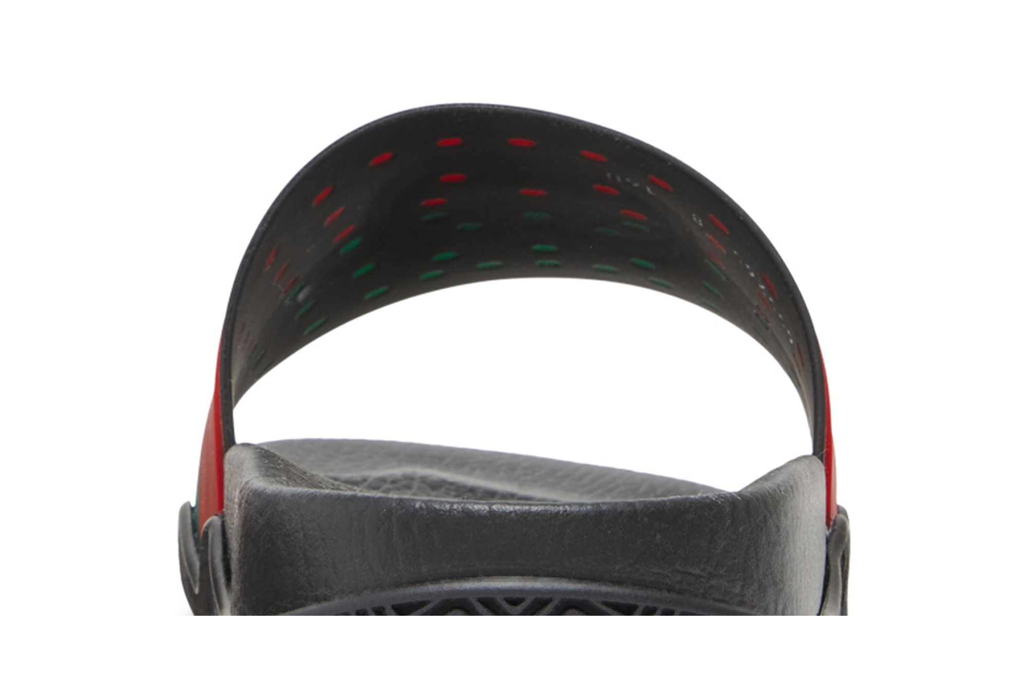 Gucci Slide 'Interlocking G - Black Red Green' - 7