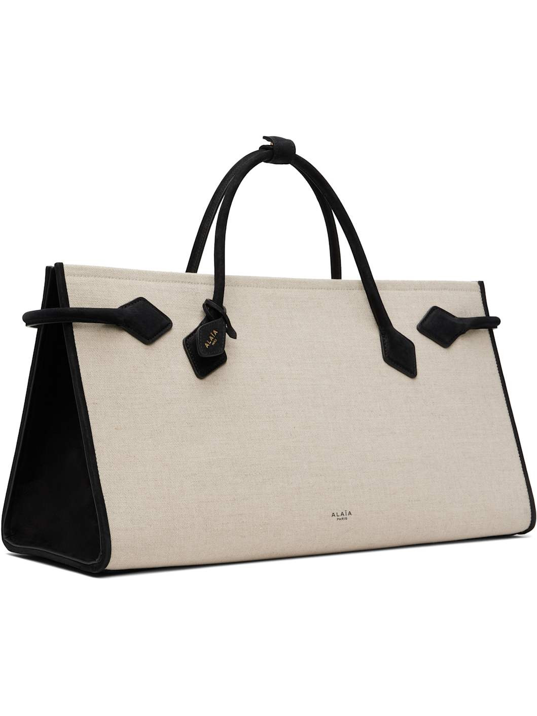 Beige & Black 'Le Teckel' Tote - 2