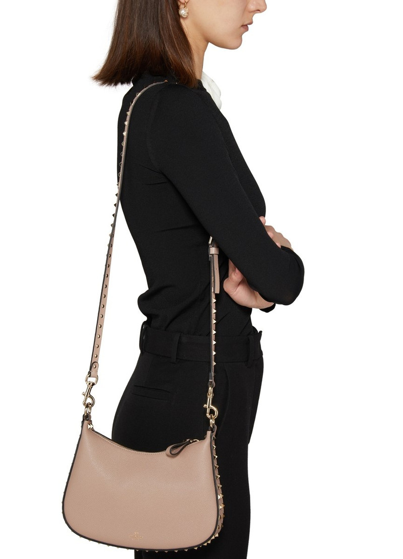 Rockstud small zippered hobo bag 2