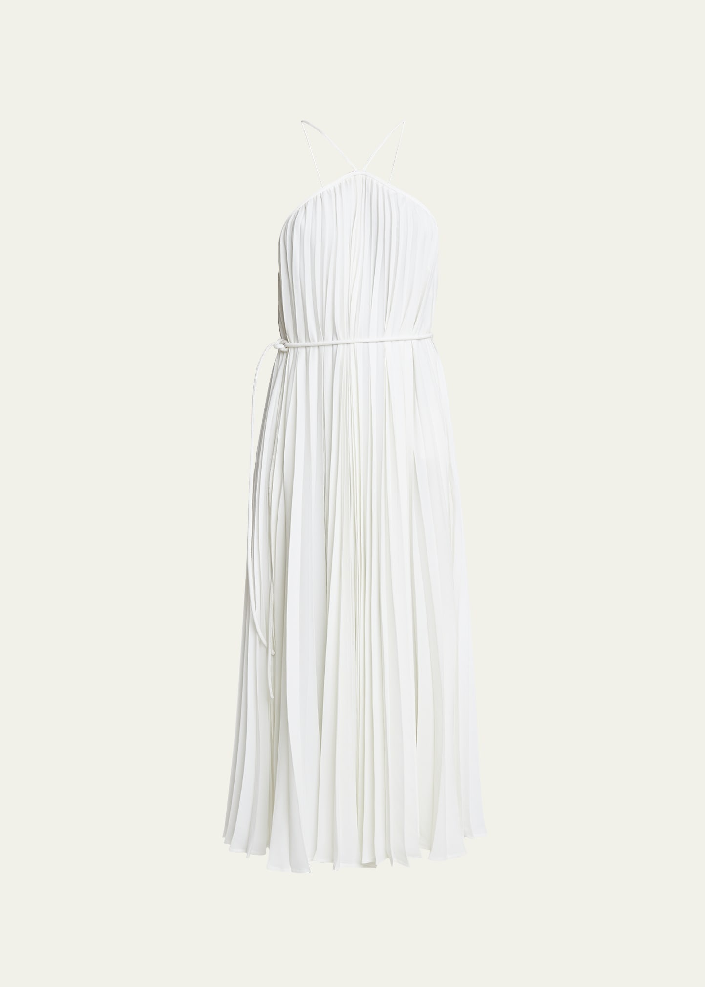 Celeste Pleated Halter Maxi Dress - 1