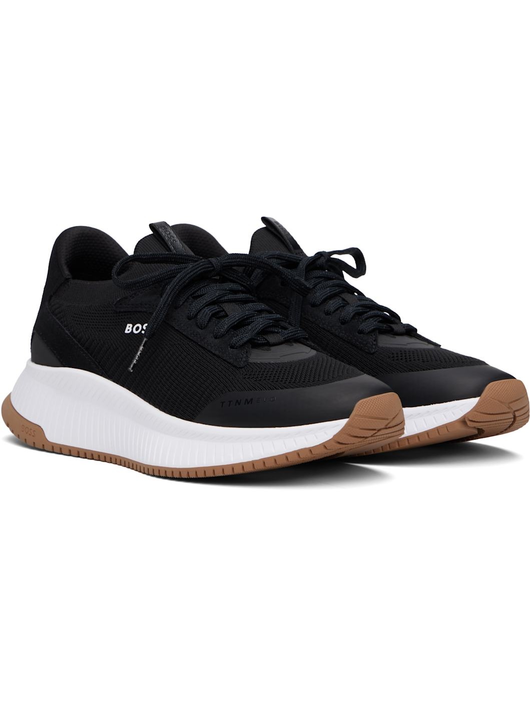 Black & White TTNM EVO Knitted Sneakers - 4