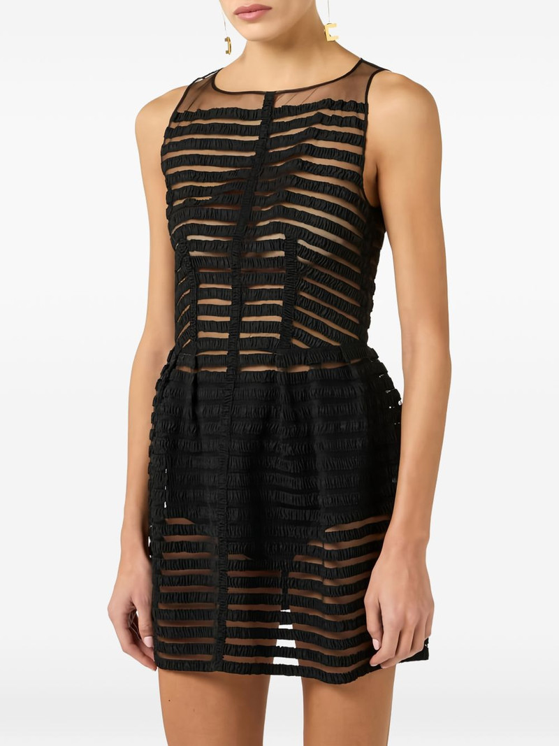 tulle ribbon mini dress 4