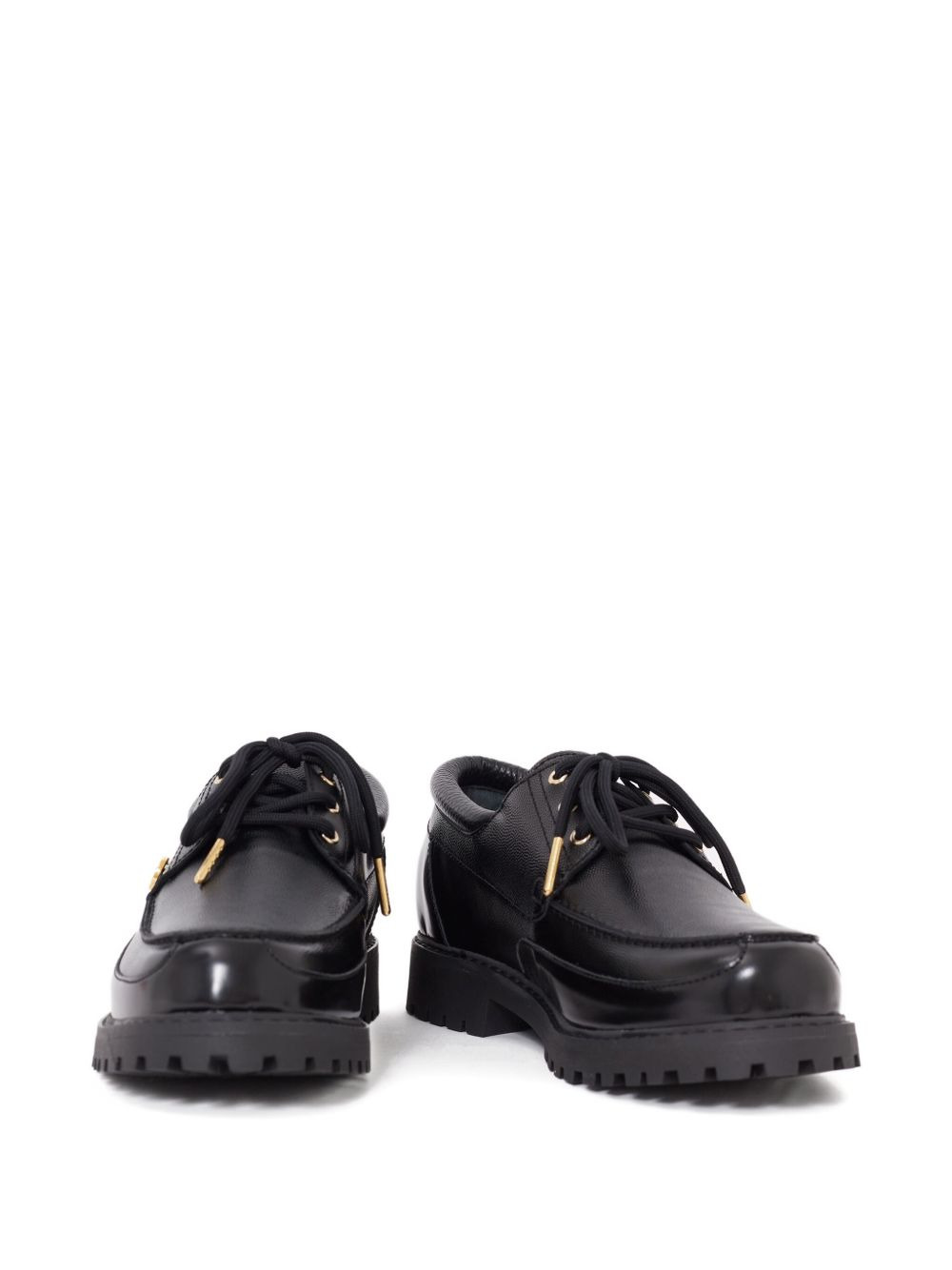 leather Derby shoes - 3