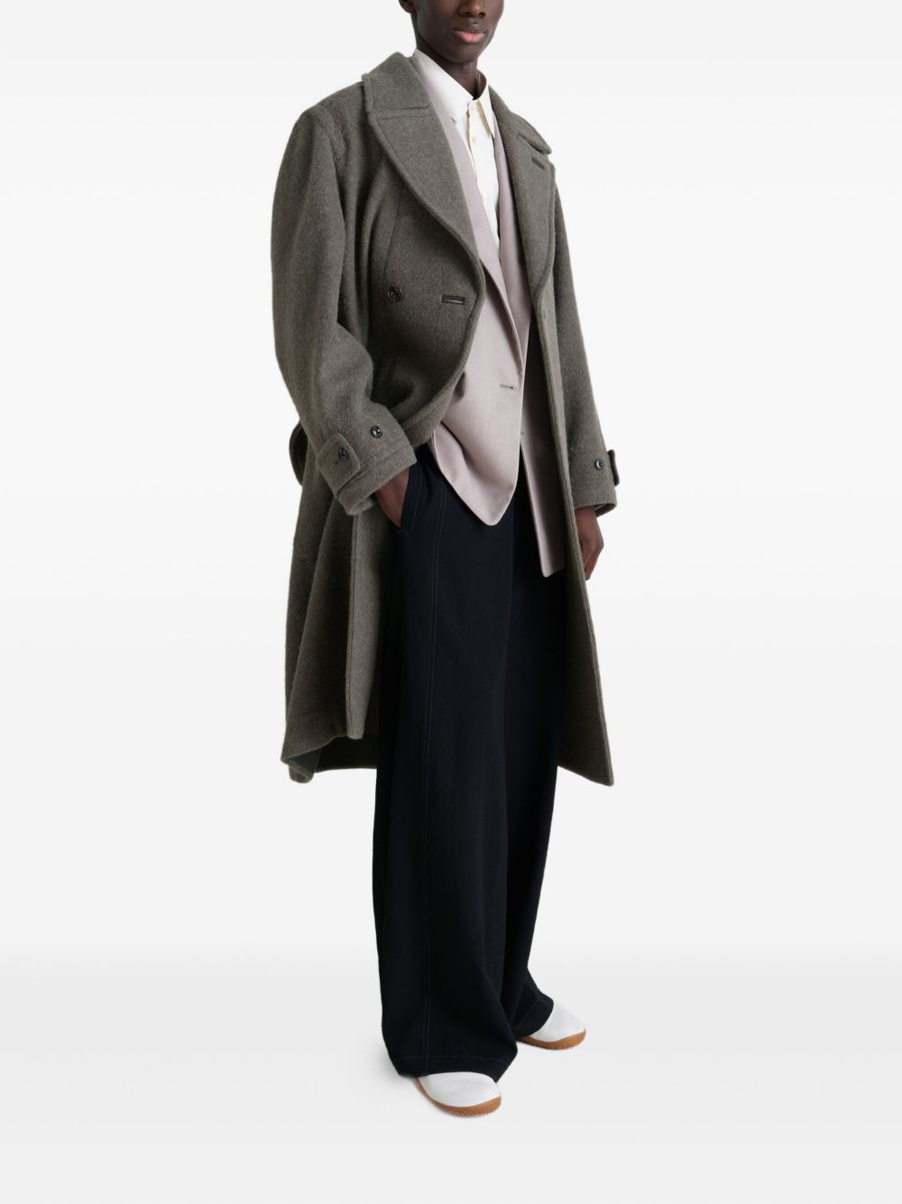 belted coat - 2