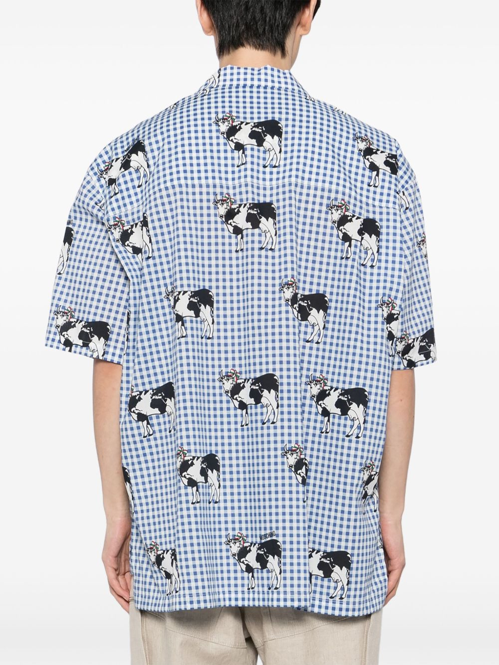 cow-printed shirt - 4