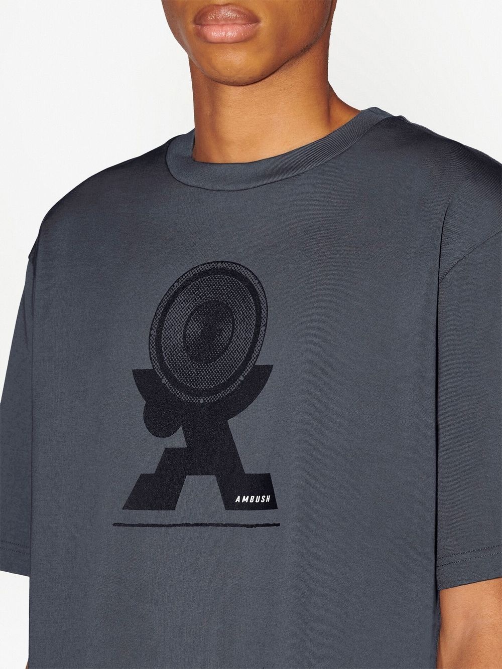 Sound graphic-print cotton T-shirt - 6