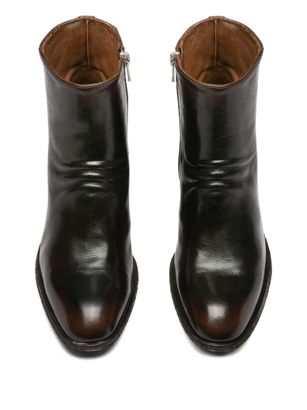 Sydne 008 zip leather boots - 4