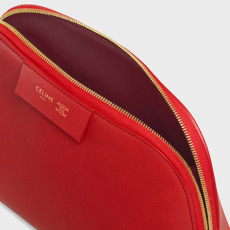 MEDIUM COSMETIC POUCH IN SMOOTH CALFSKIN 5