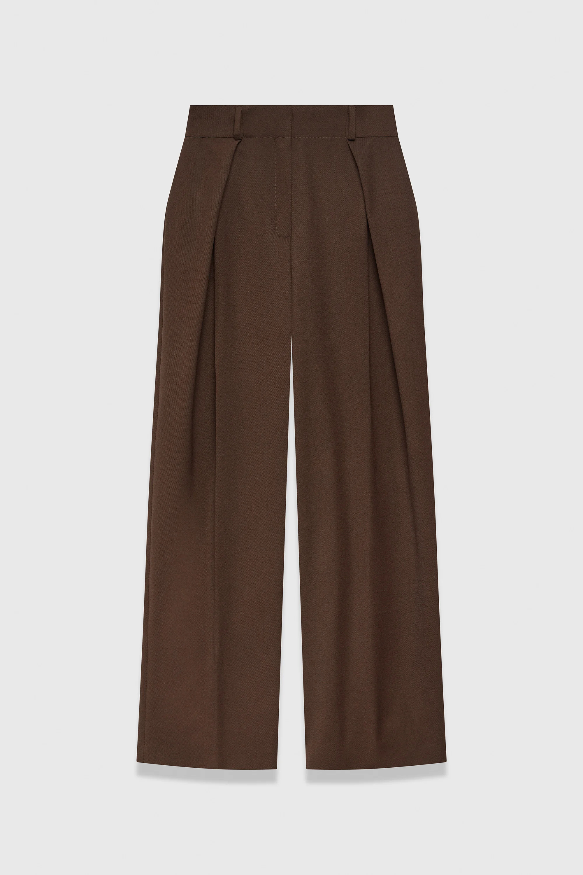 Clever Wool Blend Cortona Wide-Leg Trousers - 1