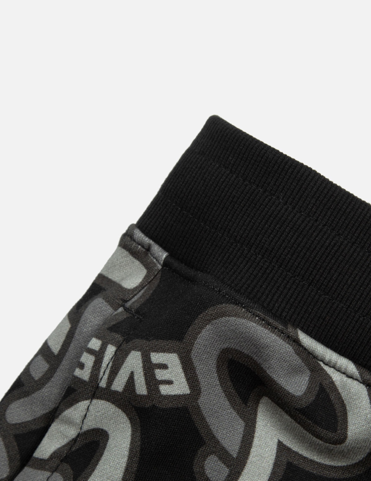ALLOVER OVERLAPPING SEAGULL PRINT REGULAR FIT SWEAT SHORTS - 9