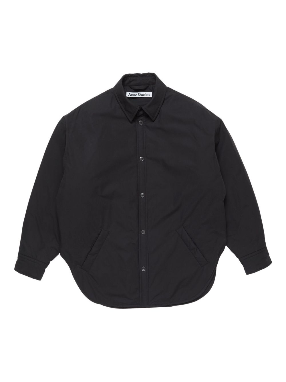 cotton padded shirt jacket - 1