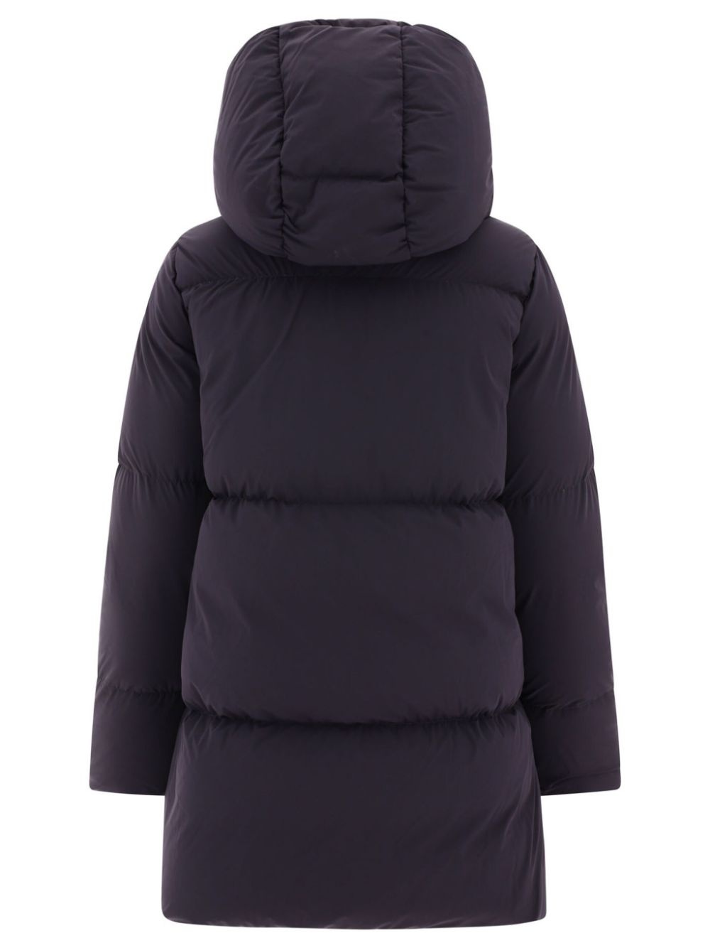 hooded padded down coat - 2