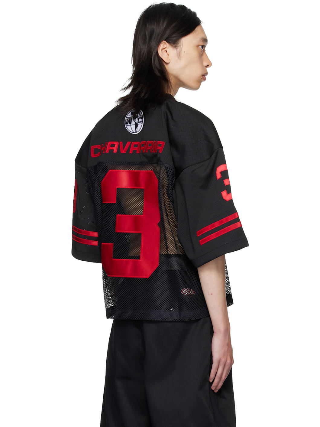 Black 'Willy' Football Jersey - 3