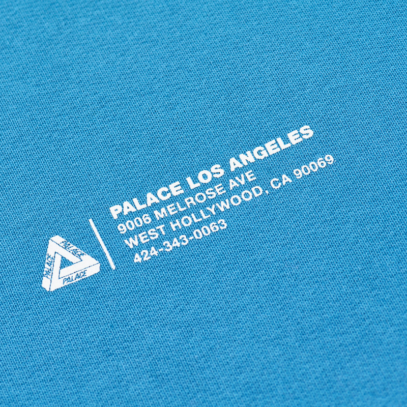 PALACE SHOP LOCATOR CREW OCEAN BLUE outlook