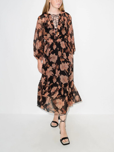 Zimmermann Concert floral-print midi dress outlook