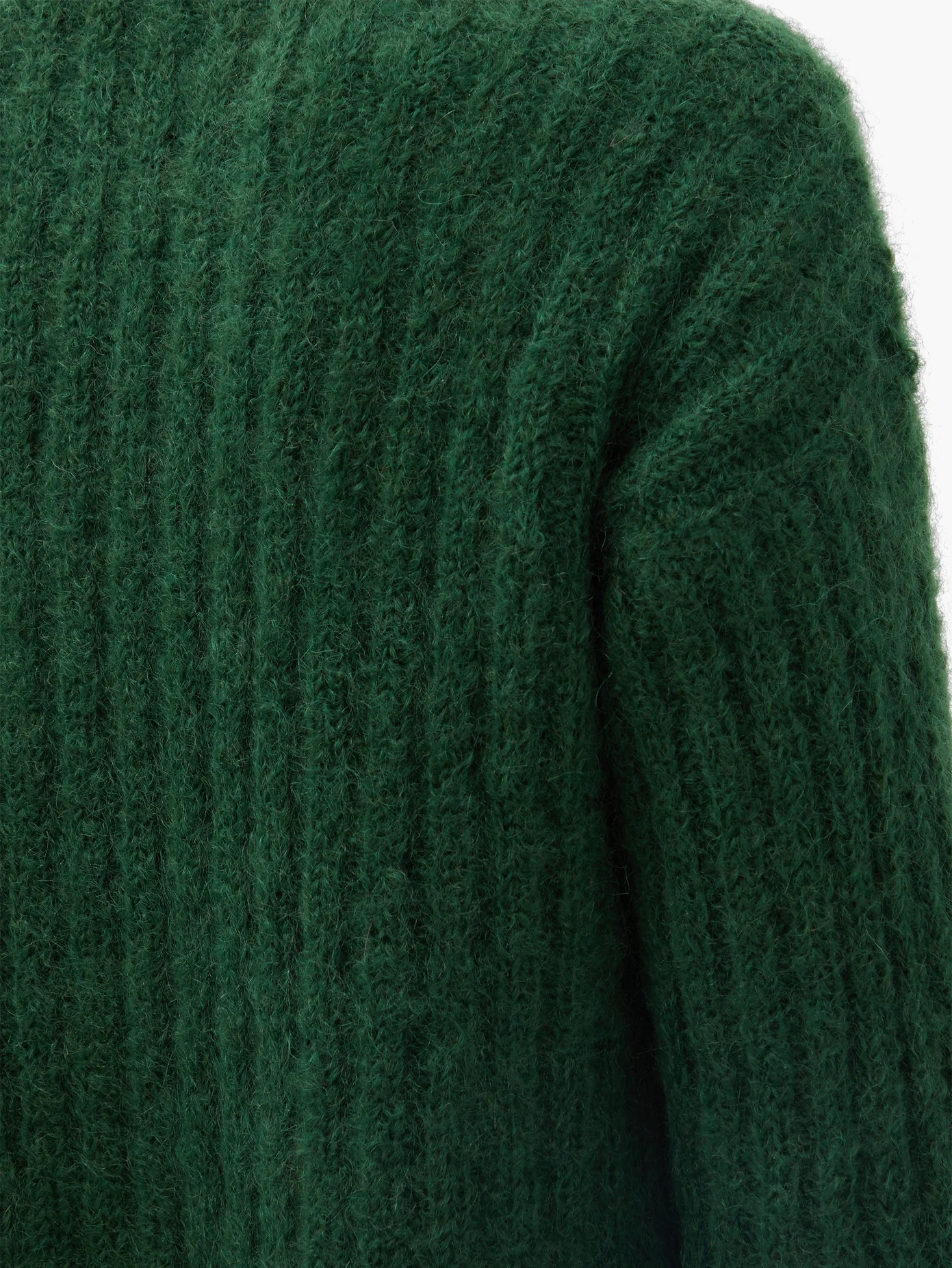 Ribbed mohair-blend sweater - 4