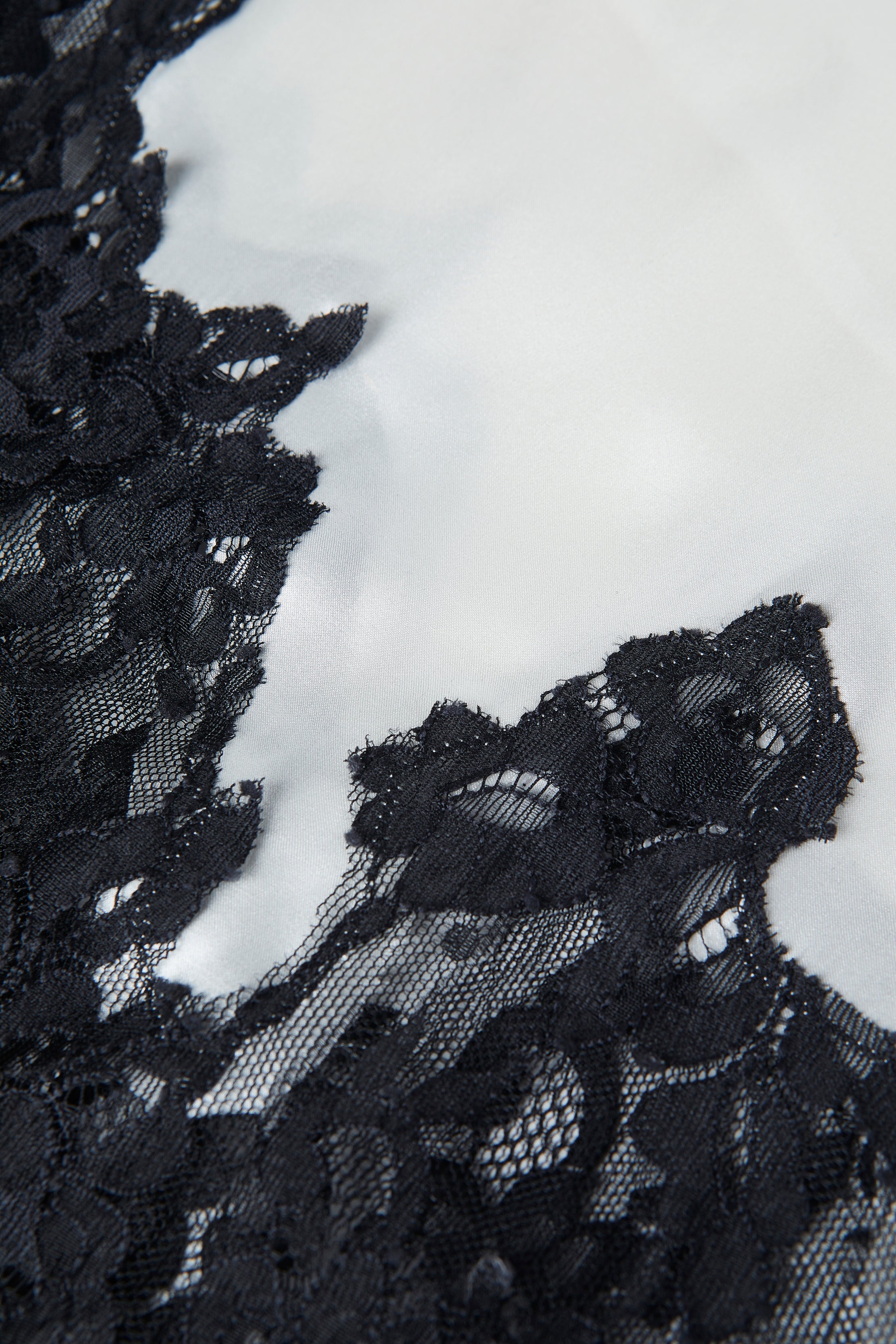 Silvana Silk Lace Gown - 6