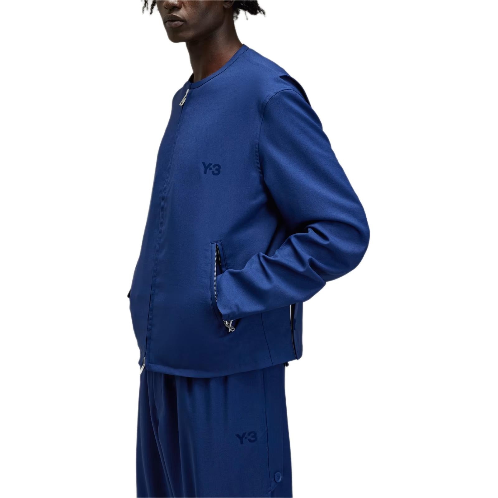adidas Y-3 Mesh 3-Stripes Track Top 'Dark Blue' JM7795 - 5