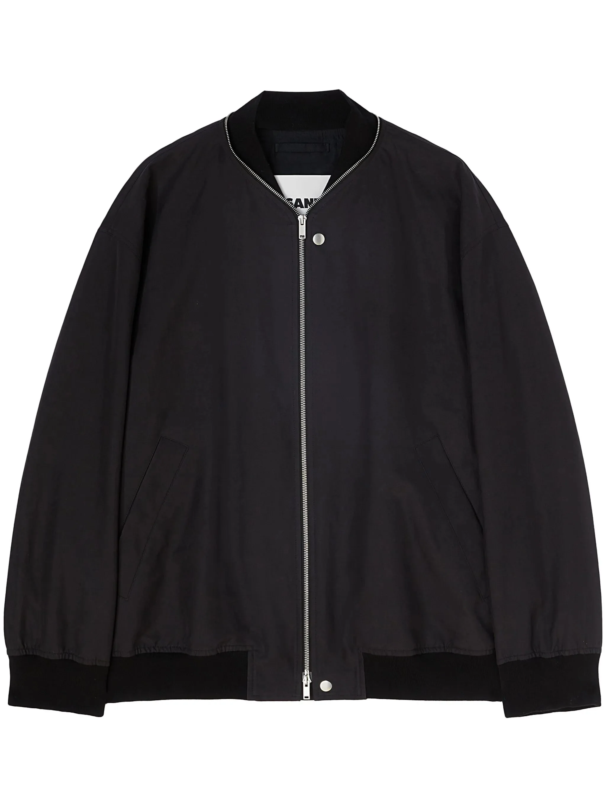 zipped bomber jacket - 1