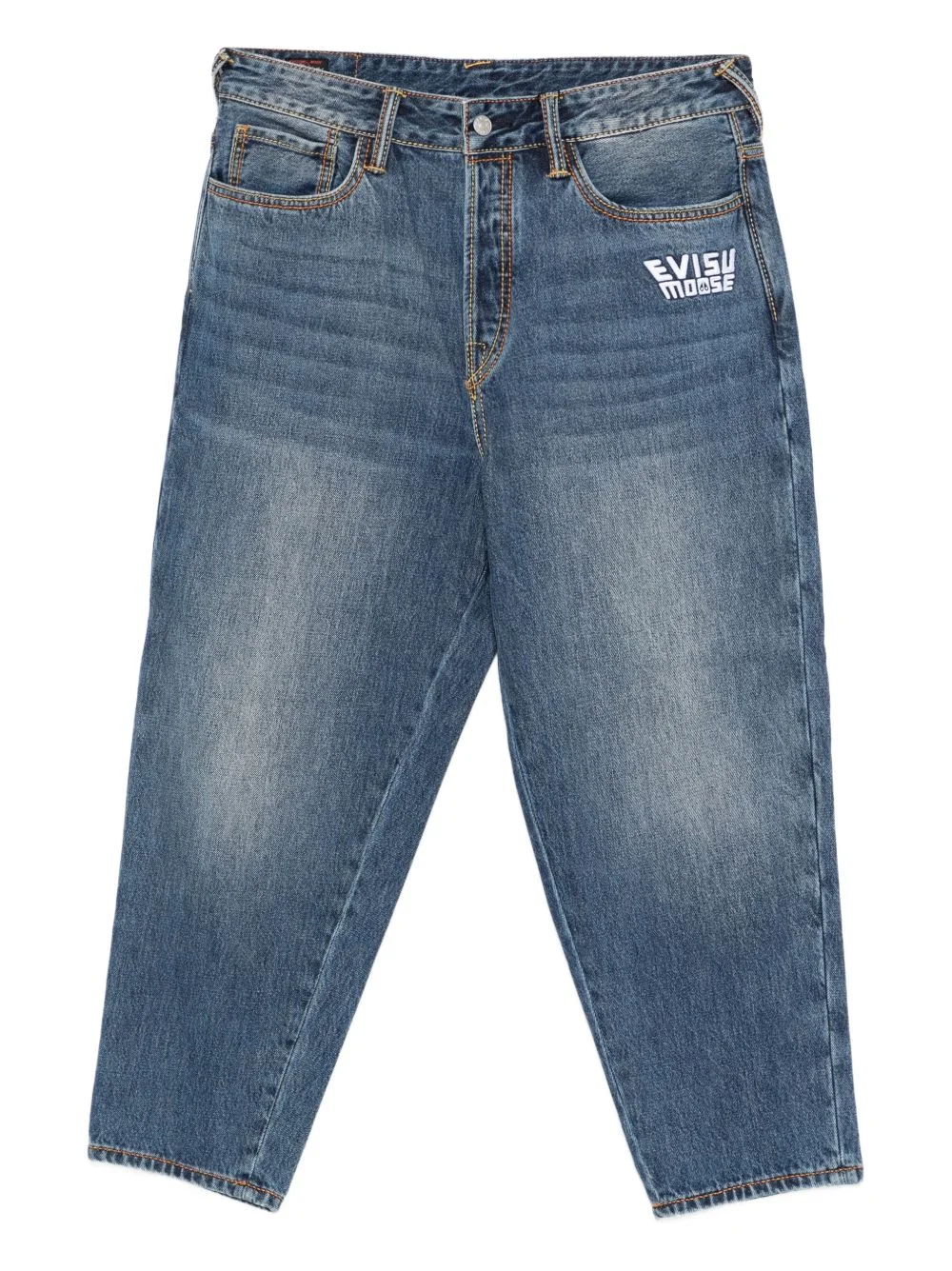 x Evisu logo detail jeans - 1