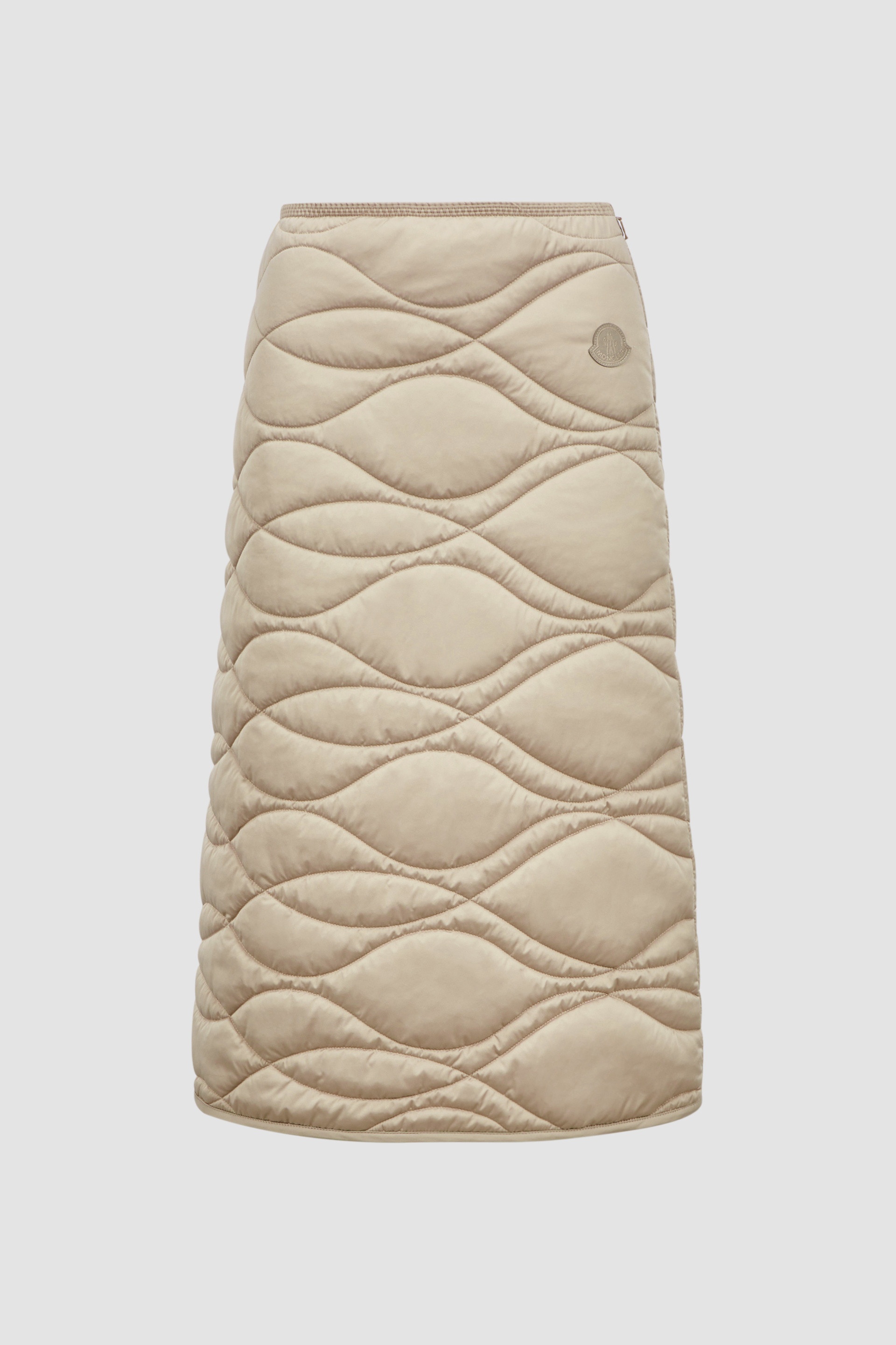 Padded Midi Skirt - 1