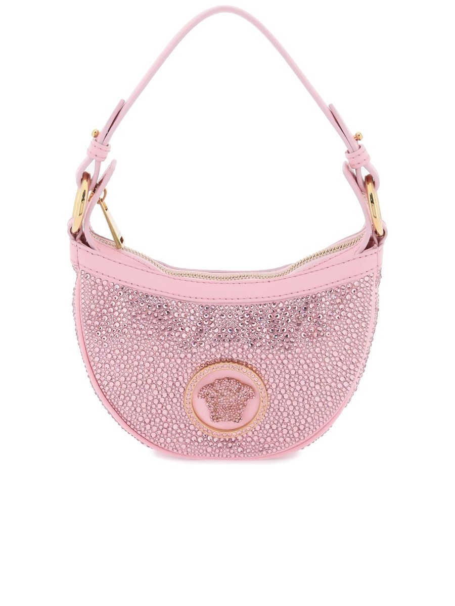 ショルダーバッグ・ポシェット VERSACE MINI HOBO BAG WITH REPEAT CRYSTALS VERSACE Repeat Mini Hobo Bag with Crystals | cosette