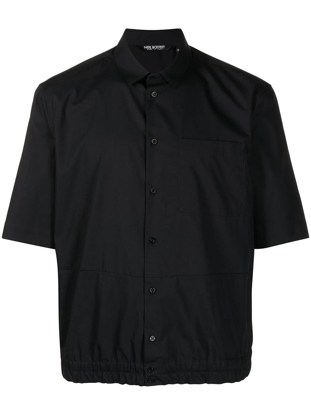 elasticated hem shirt - 1