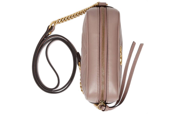(WMNS) Gucci GG Marmont Matelasse Mini Bag 'Rose Antic' 448065-DTD1T-5729 - 5