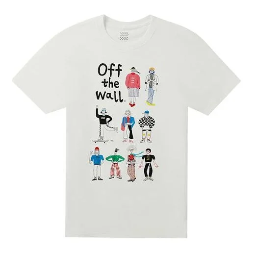 (WMNS) Vans OTW Synjiayi Printing Short Sleeve White VN0A4MNLWHT - 1
