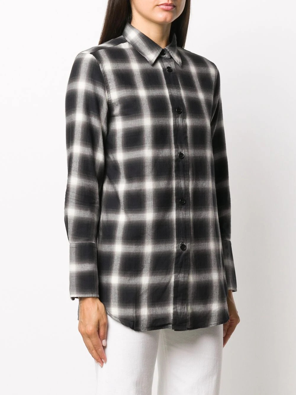 checked longsleeve shirt - 3